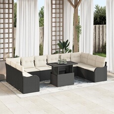 Salon de jardin modulable GENERIQUE rotin 11 pieces 100 x 55 x 69 cm