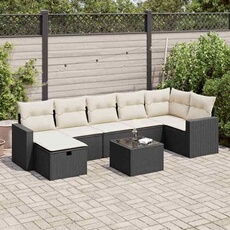 Salon de jardin modulable GENERIQUE 8 pieces 7 personnes 62 x 65.5 x 69 cm resine tressee