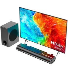 Barre de son GENERIQUE Barre de son Hiwill A21 2.1 Dolby Atmos 200W TV Home Cinéma - Avec Caisson 5.25" Filaire - Noir