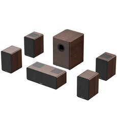 Barre de son GENERIQUE Barre de son pour TV | Hiwill-Audio M514 900W 5.1.4 Dolby Atmos - Noyer