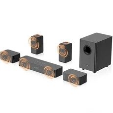 Barre de son GENERIQUE Barre de son pour TV | Hiwill-Audio N512 400W 5.1.2 Dolby Atmos - Noir