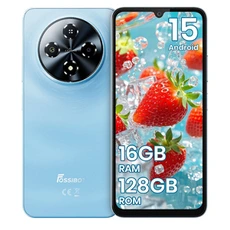 Smartphone FossiBot S5 4G Téléphone Unisoc T615 128Go 13MP GPS OTG Batterie 6000mAh Écran HD+ 120Hz