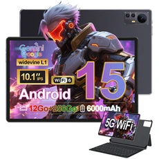 Tablette tactile GENERIQUE Tablette tactile MICREAR Android 15 Noir - Pack Premium : Clavier, Housse de protection, Stylet et Chargeur inclus