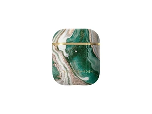 Accessoires audio Ideal Of Sweden Coque pour AirPods Pro 1 et 2 - Modèle Golden Olive Marble