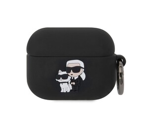 Accessoires audio Karl Lagerfeld Protection en silicone NFT avec anneau pour Airpods Pro - Noire