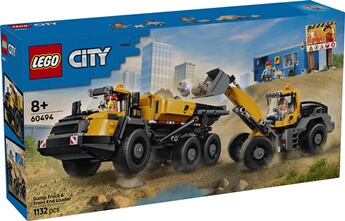LEGO City 60494 Le camion-benne et la chargeuse frontale