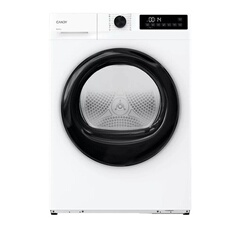 Visuel du produit : - Sèche-linge Ouverture frontale 3, GD9N2B-S, BLANC, L:59.5cm, H:84.5cm, P:61.6cm, Classe énergétique : D