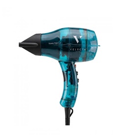VELECTA - Sèche cheveux - TGR 1.7 - Turquoise transparent