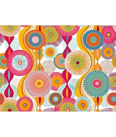 Tissu coton enduit moderne vendu au mètre(...) - 0001 Blanc