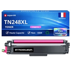 Toner compatible pour Brother TN248XL Magenta 2300 Pages