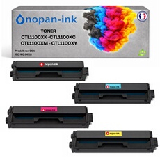 Pack de 4 Toners compatible pour Pantum CTL2000H Noir + Couleurs 3 500 Pages
