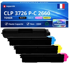 Pack de 4 Toners compatible pour Triumph Adler UTAX 4472610010 4472610011 4472610014 4472610016