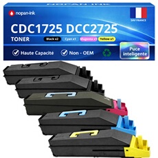 Pack de 5 Toners compatible pour Triumph-Adler UTAX 652510010 652510011 652510014 652510016