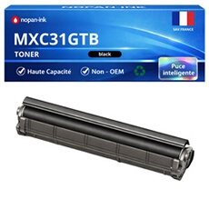 Toner compatible pour Sharp MX31GTBA MX-C31GTB Noir 18000 Pages