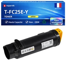 Toner compatible pour Toshiba T-FC25 T-FC25E-Y 6AJ00000081 Jaune 26800 Pages