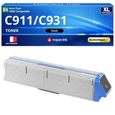 Toner 45536416 compatible pour OKI 931 Noir Haute capacité avec puce 24000 pages