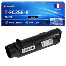 Toner compatible pour Toshiba T-FC25 T-FC25E-K 6AJ00000075 Noir 34200 Pages