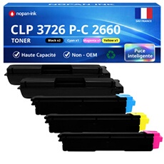 Pack de 5 Toners compatible pour Triumph Adler UTAX 4472610010 4472610011 4472610014 4472610016
