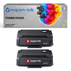 Pack de 2 Toners compatible pour Pantum PA310 Noir 3 000 Pages