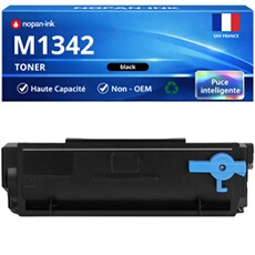 Toner compatible pour imprimantes Lexmark M1342 XM1342 24B7005 Noir 18000 Pages