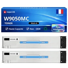Pack de 2 Toners compatible pour HP W9050MC Noir 54500 Pages