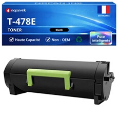 Toner compatible pour Toshiba T-478E T478E T-478P-R 6B000000855 Noir 20000 Pages