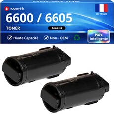 Bac récupérateur de toner usagé 108R01124 compatible pour Xerox 6600 6605 6655 C400 C405 Noir 30000 pages