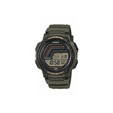 Montre digitale sport WS-1800-3AVEF verte quartz WR100M