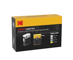 KODAK Memo Label ERA M50 Bundle Imprimante d'Étiquettes Sans Fil + 13 Rouleaux Sticker Bluetooth iOSAndroid Impression en 5s 4 Couleurs de Papier Jaune . - vue 9