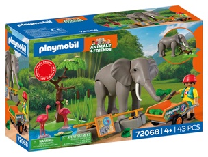 Animals and Friends Promo Pack 72068 Eléphants et soigneur animalier