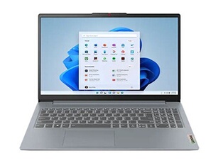 IdeaPad Slim 3 15AMN8 82XQ - Conception de charnière à 180 degrés - AMD Ryzen 3 - 30 / jusqu'à 4.1 GHz - Win 11 Home - Radeon 610M - 8 Go RAM - 512