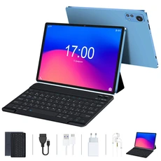 Tablette tactile GENERIQUE Tablette Tactile avec Accessoires, 10 Pouces Android 12, 4Go RAM + 32Go ROM, 7000mAh Batterie, WiFi Dual Band - Bleu