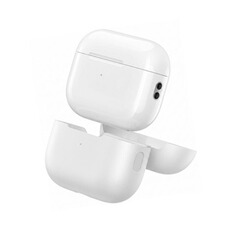 Accessoires audio Bigben Coque pour AirPods Pro 3 en Silicone Anti-rayures Compatible Recharge sans fil Blanc