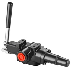 SucceBuy Vanne de Commande Directionnelle Hydraulique 1 Bobine Haut Débit 95L/min 3626PSI
