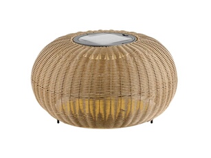 Lampe à poser extérieure ADEGAN solaire marron LED 435W 2200K IP65 - - 1008389