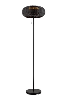 Lampadaire extérieur ADEGAN solaire noir LED 435W 2200K IP65 - - 1008386