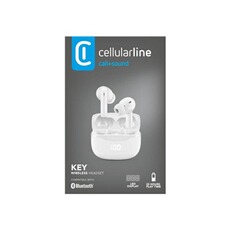 Casque audio Cellularline Casque 8018080490620 Sans fil Ecouteurs Appels/Musique Bluetooth Blanc