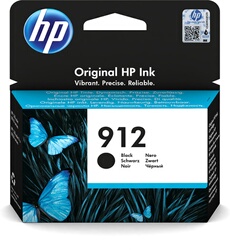 HP 912 Cartouche d'Encre Noire Authentique (3YL80AE) pour HP OfficeJet Pro 8010 series / 8020 series