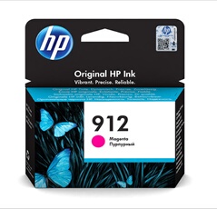 HP 912 Cartouche d'Encre Magenta Authentique (3YL78AE) pour HP OfficeJet Pro 8010 series / 8020 series