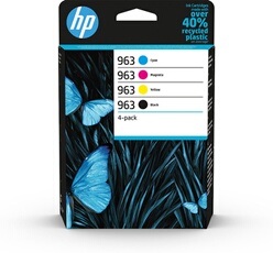 Cartouche d'encre N 963 + 3 couleurs - vue 2