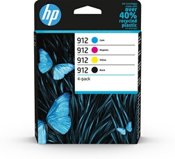 Pack De 4 Cartouches D'encre Hp 912 + Cyan + + Jaune Authentiques Hp - vue 2
