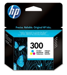 HP 300 Cartouche d'Encre Trois Couleurs Authentique (CC643EE)