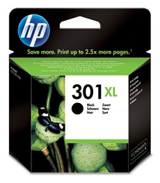 HP 301XL Cartouche d'Encre Noire grande capacité Authentique (CH563EE)