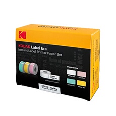 Kodak Label Era Lot de 12 rouleaux de papier adhésif 9 blancs 1 1 1 jaune pour imprimante M50 Idéal pour des étiquettes durables et colorées facile à utiliser Neuf - vue 6