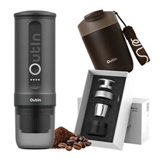 Machine à café Machine à expresso Outin Pack Nano Gris Sidéral