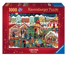 Puzzle Le marché de Noël 1000 pièces