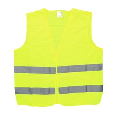 Gilet de sécurité adulte Taille XL Jaune et Gris
