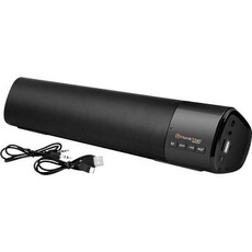 Barre de son Music Man BT-X54 Barre de son, Enceinte mobile noir Bluetooth®, USB