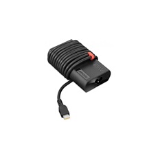 ThinkPad 65W Slim AC Adapter (USB Type-C) - Adaptateur secteur - CA 90-265 V - 65 watt - noir - pour ThinkPad T16 Gen 4 21QN