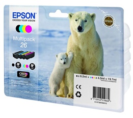 Cartouche D'encre Multipack 18 Epson Les 4 Cartouches 19 7 Ml - vue 2